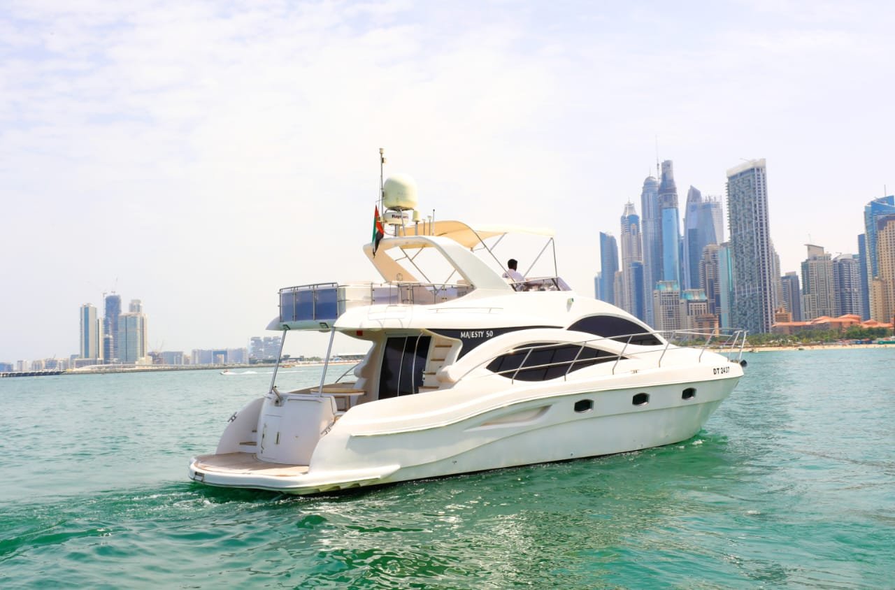 50 FT Luxury Yacht Aed 499 Hour only Dubai Yacht